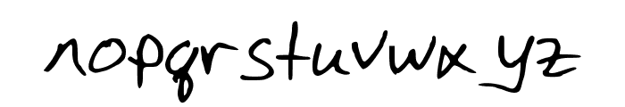 ChristinaHandwriting Font LOWERCASE