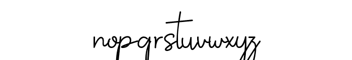 Christine Stylish Font LOWERCASE