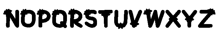 Christmas Bow Font UPPERCASE