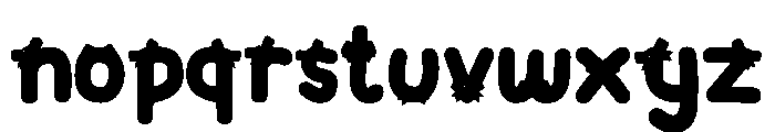 Christmas Bow Font LOWERCASE