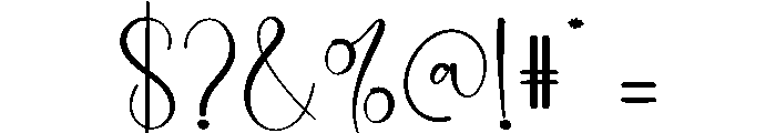 Christmas Bread Font OTHER CHARS