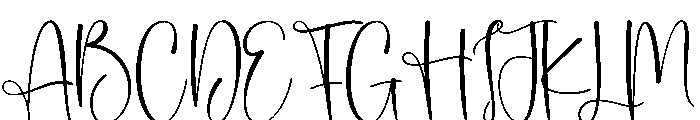 Christmas Bread Font UPPERCASE