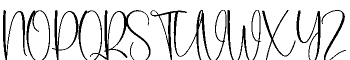 Christmas Bread Font UPPERCASE