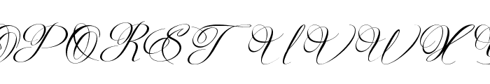 Christmas Calligraphy-Personal Font UPPERCASE
