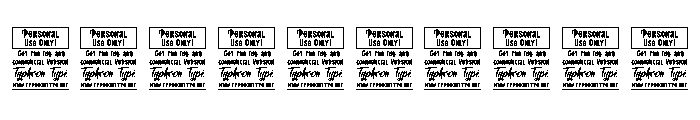 Christmas Calling-Personal Use Font OTHER CHARS