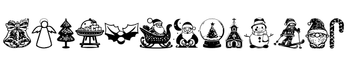 Christmas Carol Symbols Regular FONT