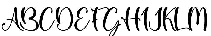 Christmas Cheer - Personal Use Font UPPERCASE