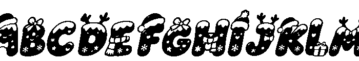Christmas Dariona Italic Demo Italic Font UPPERCASE