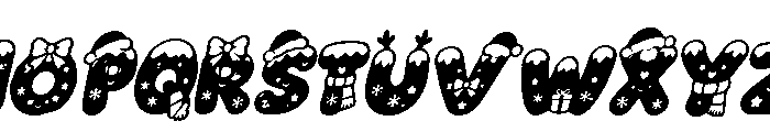 Christmas Dariona Italic Demo Italic Font UPPERCASE
