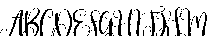 Christmas December Font UPPERCASE