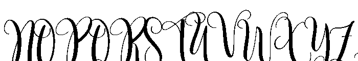 Christmas December Font UPPERCASE