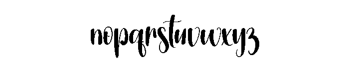 Christmas December Font LOWERCASE