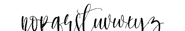 Christmas Family Font LOWERCASE