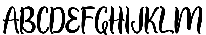 Christmas Friday Font UPPERCASE