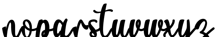 Christmas Friday Font LOWERCASE