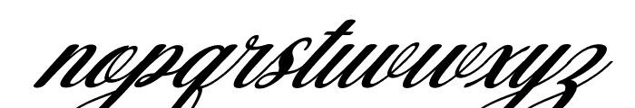 Christmas Glooves Italic Font LOWERCASE