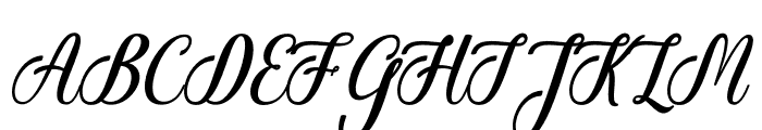 Christmas Glooves Font UPPERCASE