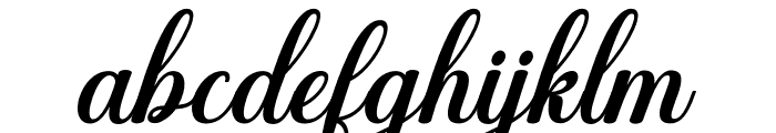 Christmas Glooves Font LOWERCASE