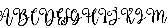 Christmas Gnome Font UPPERCASE