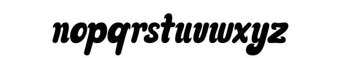 Christmas Groovy Font LOWERCASE