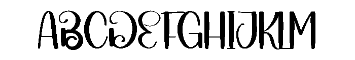 Christmas Holidays Font UPPERCASE