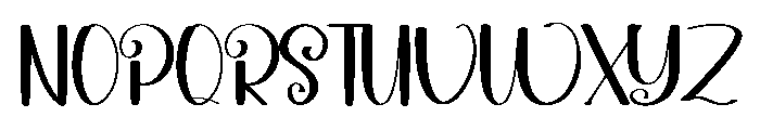 Christmas Holidays Font UPPERCASE