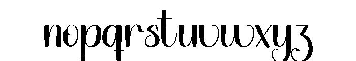 Christmas Holidays Font LOWERCASE