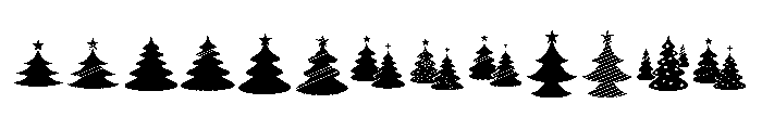 Christmas I Font UPPERCASE