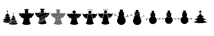 Christmas I Font UPPERCASE