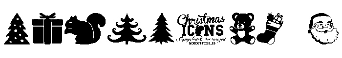 Christmas Icons Font OTHER CHARS