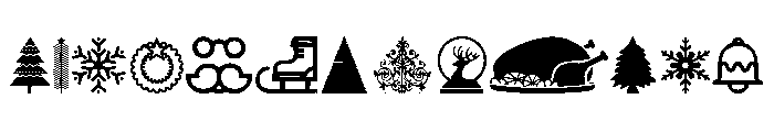 Christmas Icons FONT