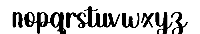 Christmas Is Coming Font LOWERCASE
