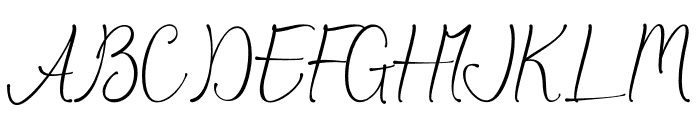 Christmas Leaf - Personal Use Font UPPERCASE