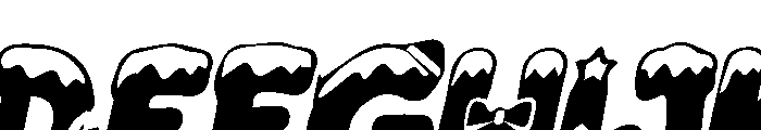 Christmas Mallow Italic Demo Italic Font UPPERCASE