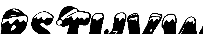 Christmas Mallow Italic Demo Italic Font UPPERCASE