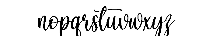 Christmas Market Font LOWERCASE