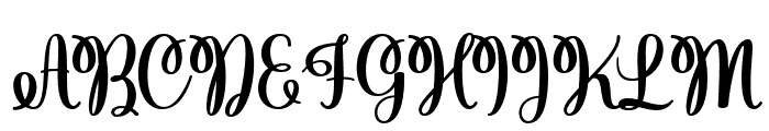 Christmas Mighty Regular Font UPPERCASE
