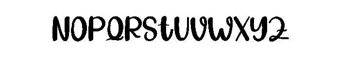 Christmas Paradise Font LOWERCASE