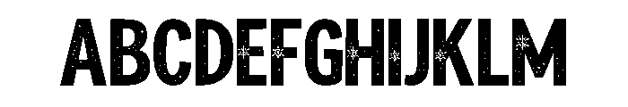Christmas Snow PERSONAL USE ONL FONT