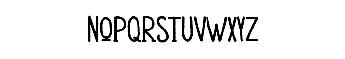 Christmas Snowball Font LOWERCASE