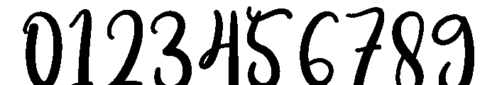 Christmas Snowfall Font OTHER CHARS
