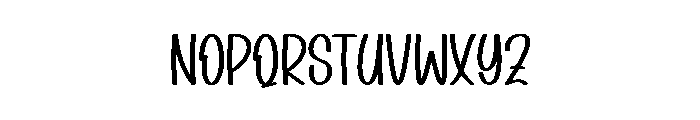 Christmas Snowman Font UPPERCASE