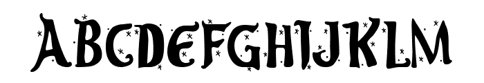 Christmas Songs Font UPPERCASE