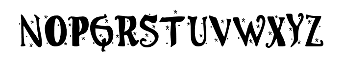 Christmas Songs Font UPPERCASE