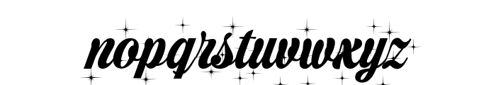 Christmas Sparkle PERSONAL USE Font LOWERCASE