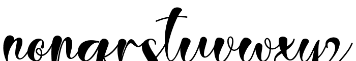 Christmas Style Font LOWERCASE