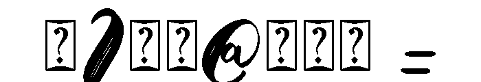 Christmas Together Font OTHER CHARS