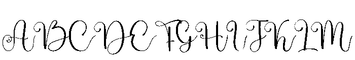 Christmas Vacation Font UPPERCASE