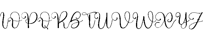 Christmas Vacation Font UPPERCASE