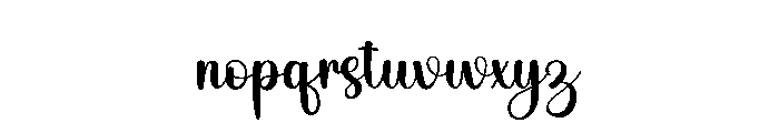 Christmas Vacation Font LOWERCASE